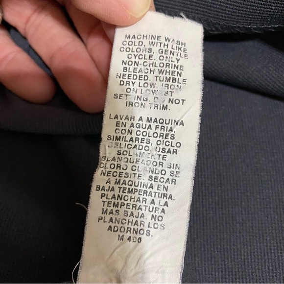 My Michelle Dress Length Lightweight Velvet Collar Jacket - Picture 6 of 7